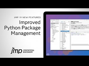 Enhanced Python Integration & Workflow Efficiency in JMP 19