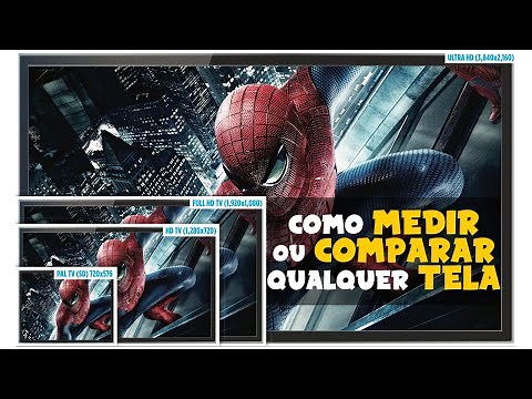 How to MEASURE or COMPARE the SCREEN SIZE of ANY TV or MONITOR