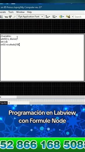 Formule Node en Labview