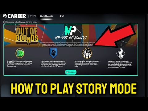 NBA 2K26 How to play Story Mode (Out of Bounds)