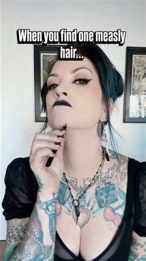 Why do my chin hairs keep multiplying?? by CHERRY DOLLFACE