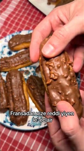 SADECE 5 dakikada EKLER! #pratiktarifler #chocolate #recipe
