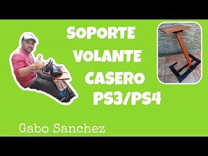 CÓMO ARMAR UN SOPORTE CASERO PARA VOLANTE DE PS3/ PS4
