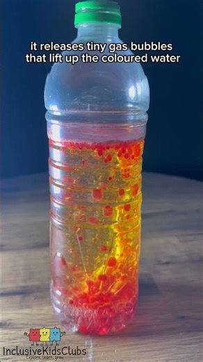 Homemade Lava Lamp Experiment🌋✨ #scienceexperiment #diy #stem