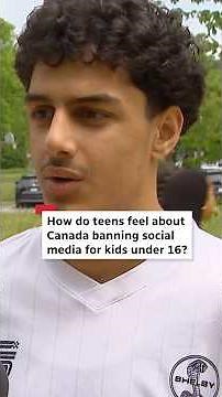 What do teens think about a social media ban? #shorts