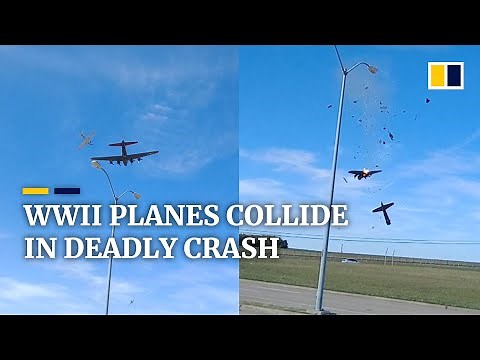 6 killed as WWII-era aircraft collide mid-flight at vintage air show in US state of Texas