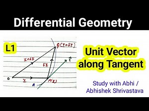 unit tangent vector | Osculating Plane | Differential geometry