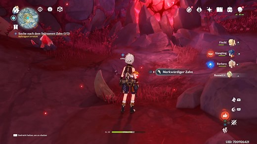 Genshin Impact: "Der Zahn der Verderbnis"-Quest lösen & seltsamer Zahn finden