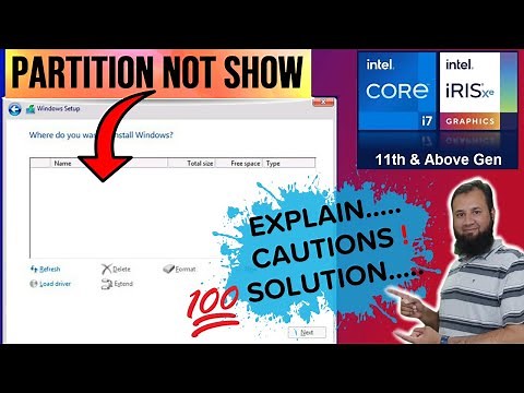 HarD Disk Not Showing in Windows 10/11 Installation | Intel VMD 11th-14th Gen PCs (IRST Driver)