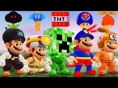 What if Mario Odyssey had NEW Custom POWER UPS?