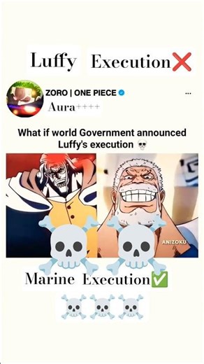 Luffy's Execution ❌Marines execution ✅🥶#luffy#execution #onepiece#shanks #strawhats#trendingshorts