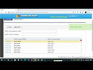 ICSMIS Organizational Structure 04 የቡድን አወቃቀር