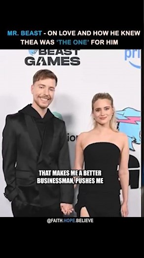 MR. BEAST ON LOVE AND HOW HE KNEW THEA WAS THE ONE FOR HIM. ❤️ #mrbeast #mrbeastshorts #love