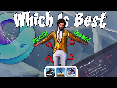 Opengl + Vs Direct x+ Vs Auto | Best Settings For Low End Pc Gameloop || See Who Gives Best FPS?