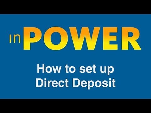 How To Set Up Direct Deposit