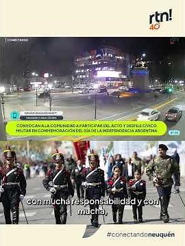 #conectadosrtn Convocan al acto central y desfile cívico militar por el Día de la Independencia