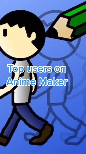 Top Users on Anime Maker ! MinerMaster #foryou #fyp #animemaker #animation #drawing #app