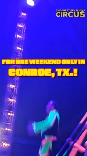 The Great Benjamins Circus on Instagram: "THE GREAT BENJAMINS CIRCUS IS COMING TO CONROE! 🎉🎪 🔥 BUY 1 TICKET, GET 1 FREE (Adults or Kids!) 🎟️ Use code BOGO26 — limited time! BenjaminsCircus.com ✨ ALL-NEW 2026 SHOW ✨ High-flying thrills | 🏍️ Cage of Death | 😂 Big laughs + nonstop WOW 📍Under the Big Top! Willis Agricultural Barn & Arena - 13551 Roger Rd Willis, TX 77378 📆 FEBRUARY 19– 22, 2026 Thursday: 7:30 PM Friday: 4:30 PM & 7:30 PM Saturday: 1:30 PM • 4:30 PM • 7:30 PM Sunday: 1:30 PM