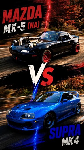 🚀 TOYOTA SUPRA MK4 vs MAZDA MX-5 MIATA FORZA EDITION 💥 INSANE AIRTIME JUMP BATTLE! Who Flies Higher?