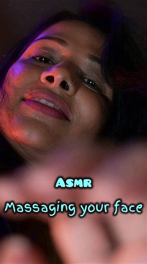 ASMR and Sleep & Relaxation Expert | ASMR | Massaging your face with soft voice 🤗 #asmr #sleep #asmrsounds #indianasmr #asmrtingles #reels #personalattention #asmrcommunity | Instagram
