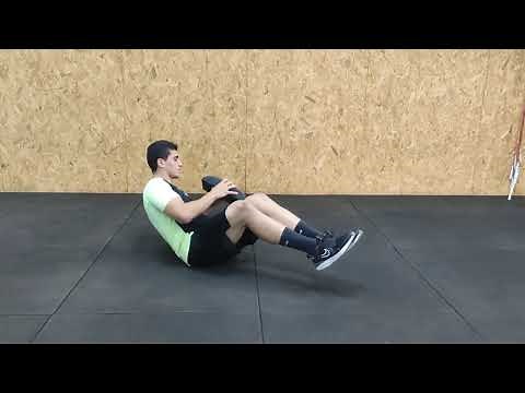 Abdominal Obliquo Rotação de Tronco com Almofada