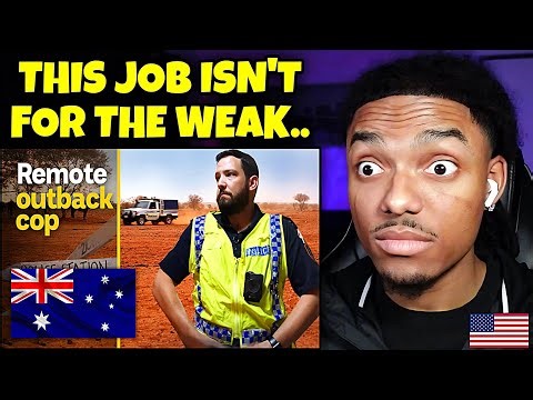 AMERICAN REACTS to the Remote Life of an Outback Aussie Cop