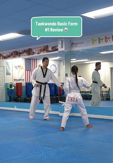 Taekwondo Basic Form Number 1 Review for Beginners