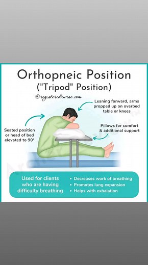 Exploring the Orthopneic Position for Breathing Relief
