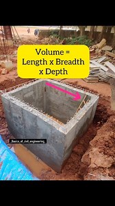 Civil Engineering on Instagram: "How to calculate the capacity of the sump? Reel & caption credits : @dsr_ventures calculate volume of the sump Volume = Length x Breadth x Depth (foot/meter) 1 cubic foot = 28.31 Liters Or 1 cubic meter = 1000 Litres Sump capacity = Volume x 28.31 Liters (for volume in cubic feet) Sump capacity = Volume x 1000 Liters (for volume in cubic meters) Save & follow for more #_basics_of_civil_engineering_ #civilknowledge #constructionknowledge #civilengineering #constru
