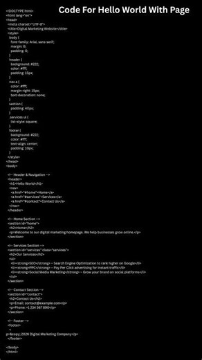 HTML Landing Page Design | How To Build A Landing Page