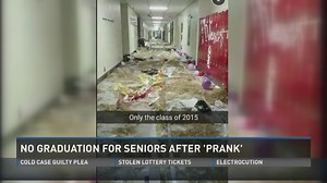 No graduation for seniors who took part in prank
