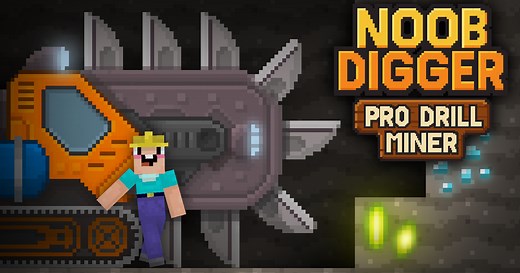 Noob Digger: Pro Drill Miner 🕹️ Play on CrazyGames