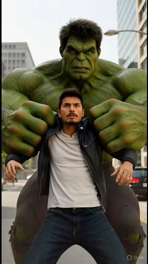 गरीब हल्कू बन गया Hulk 😱 | Hulk AI Story #shorts #ai