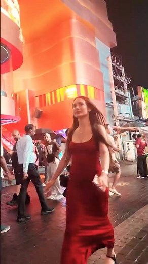 Exploring Pattaya Walking Street at Night ✨