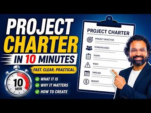 Project Charter in Excel in 10 Minutes (Step-by-Step)