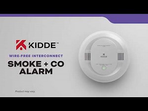 Kidde Wire-Free Interconnect Smoke + CO Alarm | Wired or Wire‑Free Options