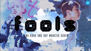 "Fools" Cover by Rap Monster and Jungkook. (lyrics) Really Inlove with their voice waahh. Credit to BBTS9717 KookieIE
