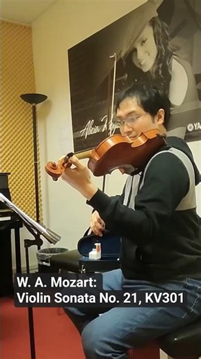 W. A. Mozart: Violin Sonata No. 21, KV 301, 2nd. Mov.