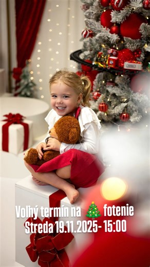 🎄✨ Voľný termín na vianočné fotenie! ✨🎄 Niektoré chvíle si zaslúžia byť zachytené – objatie, smiech detí, ten pohľad, keď sa tešíte na Vianoce spolu ❤️ Uvoľnil sa mi termín na vianočné fotenie – streda 19.11. o 15:00. Ak ste doteraz váhali, toto môže byť vaše malé znamenie 🌟 📸 Príďte si užiť chvíľku pokoja uprostred zhonu spolu do mnou už o týždeň 🎁 Napíšte mi správu, ak chcete tento termín pre seba 💌 #vianocnefotenie #vianocnefotky #fotografkatrencin | Mirka Chovanec Photography