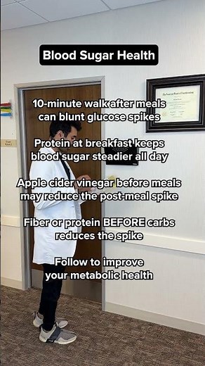 Habits That Improve Blood Sugar Control