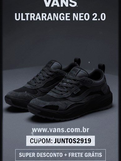 VANS Ultrarange Neo 2.0 Charcoal Gray 🖤🔥 Conforto, estilo e aquele visual VANS que combina com tudo. Perfeito para acompanhar a rotina e longas jornadas com muito estilo. 👟 🛒 Compre pelo site: www.vans.com.br 🎟️ CUPOM: JUNTOS2919 🚚 Super desconto frete grátis em qualquer produto do site! #Vans #VansBrasil #UltraRange #UltrarangeNeo #VansUltrarange