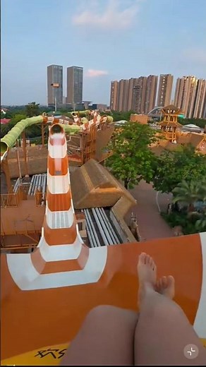 world longest slide|😱🥶