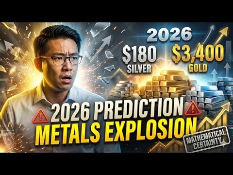 2026 METALS EXPLOSION: Why Silver Hits $180 and Gold Reaches $3,400