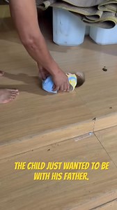 The child just wanted to be with his father. | Monkey BiBi