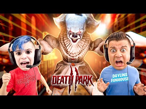 PENNYWISE the EVIL CLOWN is back! DEATH PARK 2 clown HORROR game | Part 1