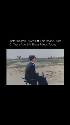 Worlds Wildest Moments on Instagram: "101 years ago, Buster Keaton did something that still feels impossible today. In Sherlock Jr. (1924), he performed stunts so precise and dangerous that he didn’t even realize he had broken his neck—something only discovered 9 years later through an X-ray. Every move, every fall, every jump was perfectly timed, rehearsed, and executed with his signature deadpan expression. Keaton didn’t just act or direct—he became part of the machine of cinema itself, pushin