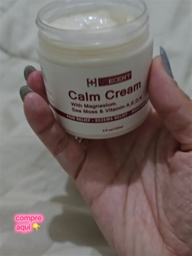 Calm Cream Veecent, devolve a Hidratação da pele, deixando ela mais saudável e calma. #tiktokshop #cuidadoscomapele #veecent