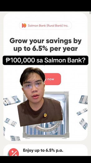 San ka naglalagay ng savings mo? I’ve been trying to diversify by putting some of my money into higher yielding options like time deposits. I’m looking at the time deposit from Salmon Philippines since it offers up to 6.5% interest, which is one of the highest rates in the market right now. It’s a good place to keep money I don’t need to use soon, but still want to earn from. Ikaw ba? Where do you put your savings to get better returns? Terms and Conditions apply. Salmon Time Deposit is a produc