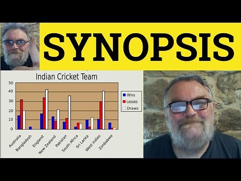 🔵 Synopsis Meaning - Synopsis Examples - Synopsis Definition - Synopsis
