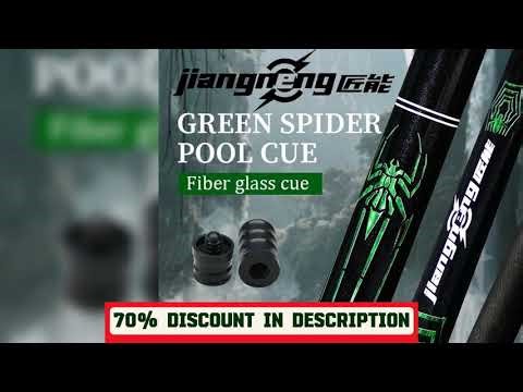 A must-have product! 58.4in Spider Carbon Fiber Billiard Pool Cue Stick Unique Beautiful Design B